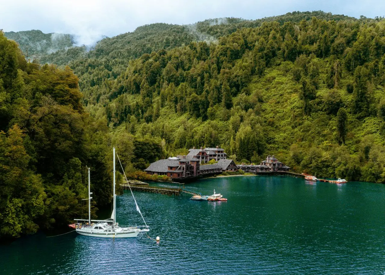 Puyuhuapi Lodge & Spa on a fjord in Northern Patagonia, Chile